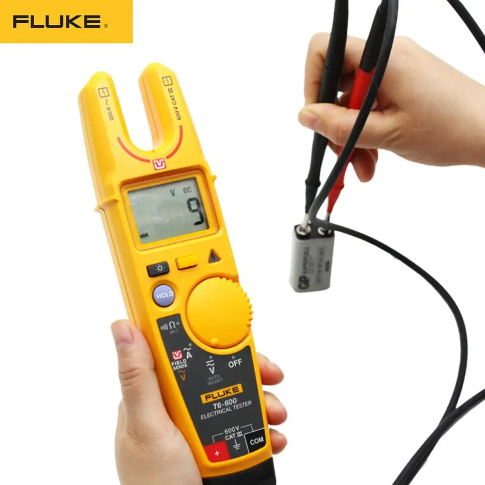 Fluke портативный мультиметр непрерывность электрического напряжения высокая