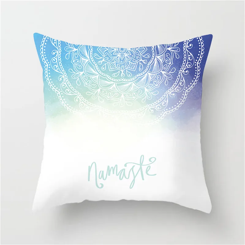 Наволочка с геометрическим градиентом Fuwatacchi Мандала наволочка для домашнего