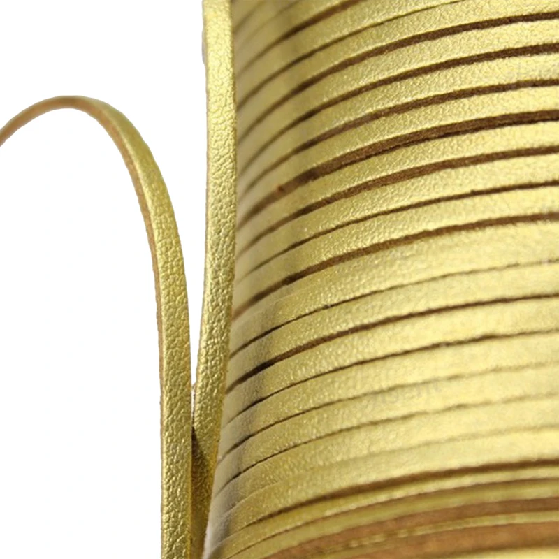 10 ярдов 3 мм Плоская Лента из искусственной замши Корейский Бархатный кожаный