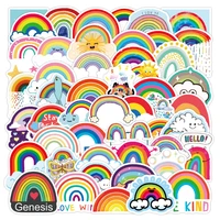 103050pcs cute rainbow bridge graffiti stickers aesthetic laptop luggage skateboard waterproof diy decal sticker packs kid toy