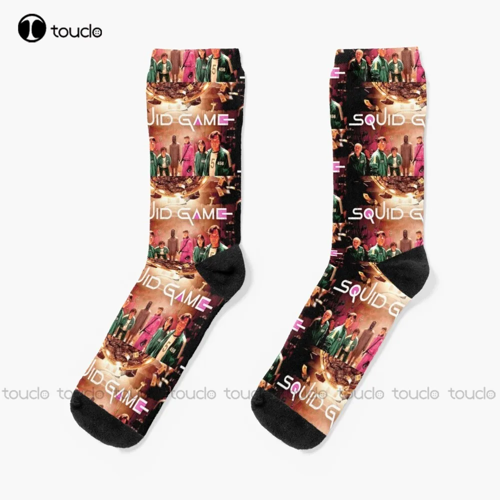 

Sqdgam175 носки для игры кальмар для девочек, футбольные носки на заказ, унисекс, для взрослых, подростков, Молодежные носки с цифровым принтом 360...