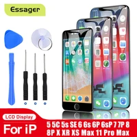 essager display for iphone 5s 5c 5 se 6 6s 7 8 plus lcd screen for iphone x xr xs 11 11pro max replacement digitizer assembly