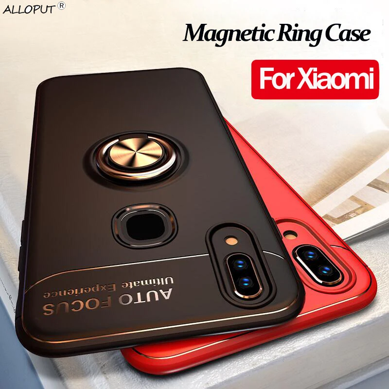 Redmi 7A Магнитный чехол-кольцо для Xiaomi Redmi Note 7 автомобильный держатель TPU силиконовый чехол на редми 7а редми нот 7 ударопрочный защитный чехол на ксиоми редми 7а нот 7 чехлы редми 7а редми нот 7