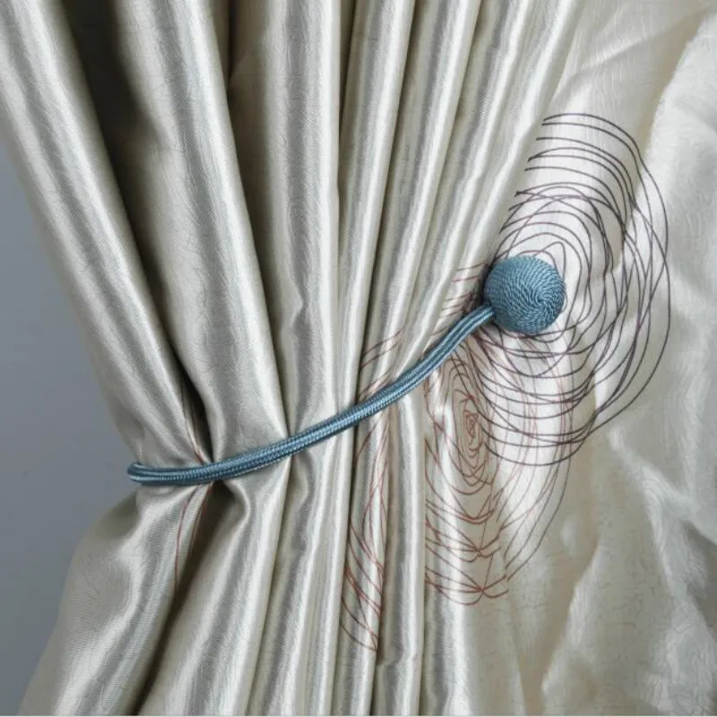 1 шт. магнитные застежки для штор с жемчужными шариками зажимы затяжек аксессуары