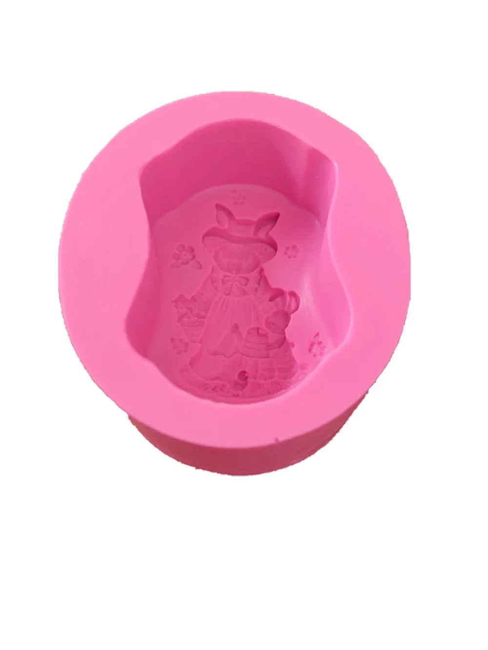 DYI форма для мыла силиконовая помадки кролик| |