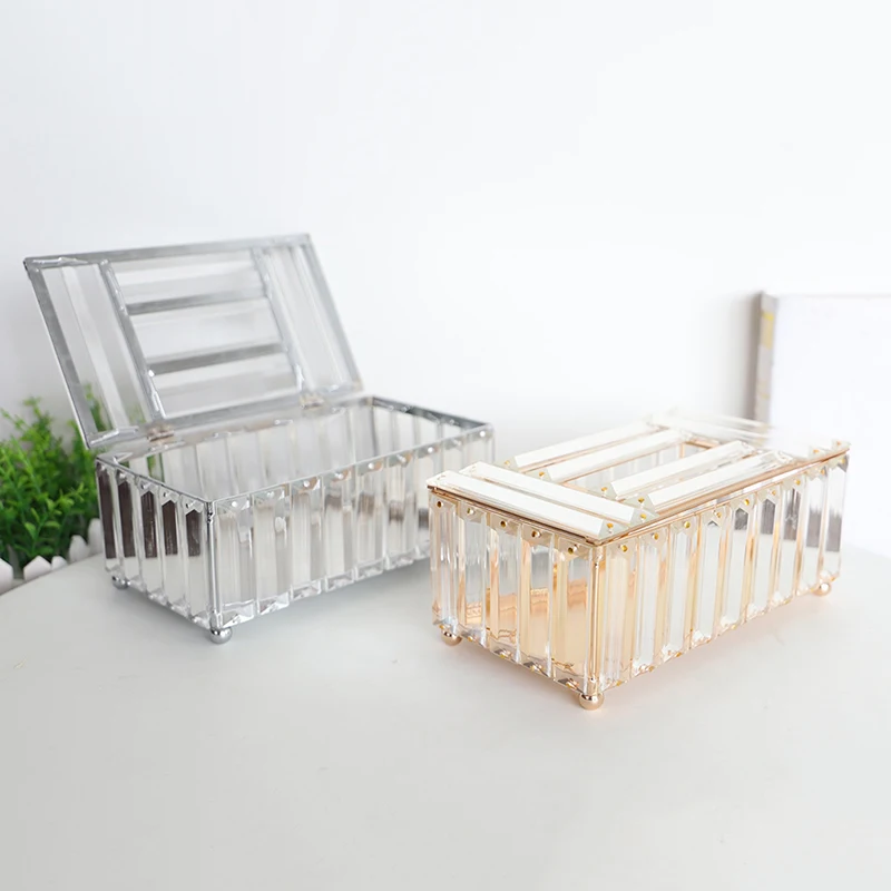 Хрустальная коробка для салфеток дома отеля автомобиля съемный чехол держатель