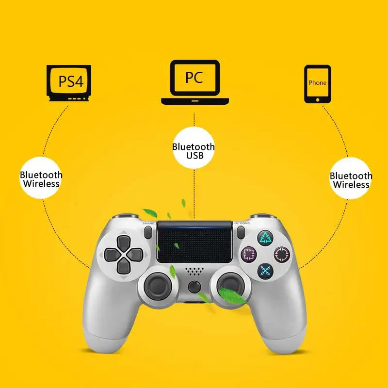 

Extpower Bluetooth Game Controller for Sony PS4 Ps3 GamePad Joystick Wireless Console Controller Vibration Joystick Gamepad