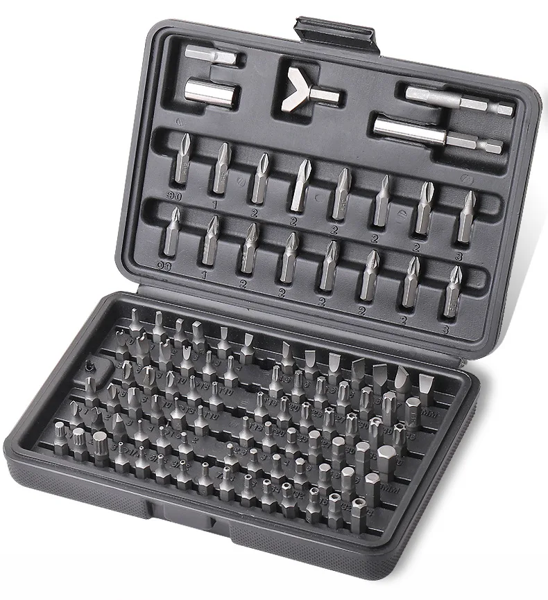 Набор головок для отверток из хромированной ванадиевой стали 100