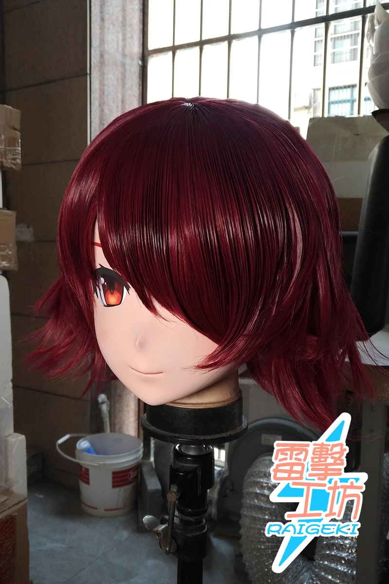 

(RAIGEKI MAKS 125) Silicone Helloween Cosplay Mask Girl Crossdressing BJD DOLL Kigurumi Anime Cosplay Mask