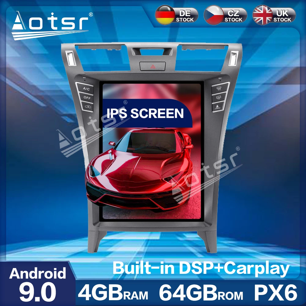

Автомобильный мультимедийный плеер, автомагнитола с GPS-навигацией для Lexus LS460 LS600 h Aotsr 12,1 ", Tesla PX6, Android 9,0, 4 + 64 ГБ, CARPLAY