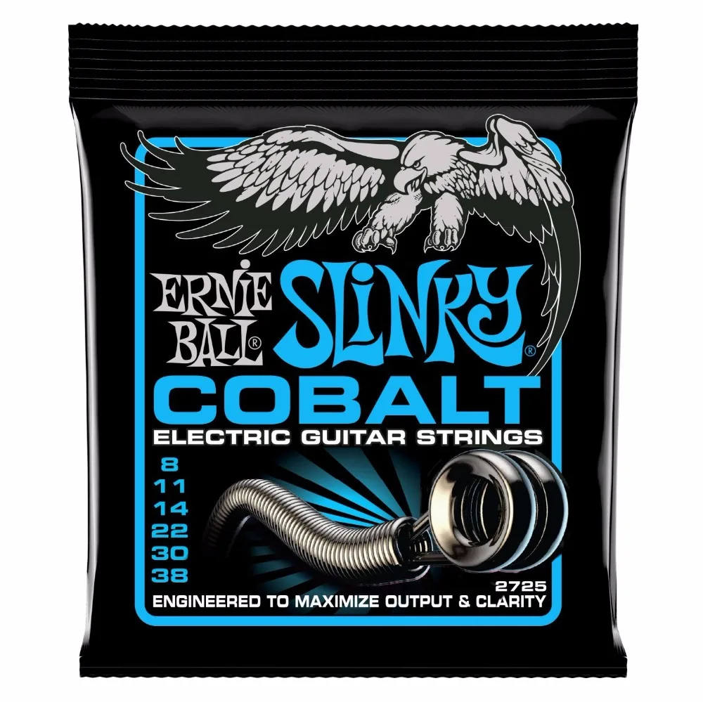Струны для электрогитары Ernie Ball 2725 Cobalt Extra Slinky 080 038|electric guitar strings|guitar stringsernie ball |