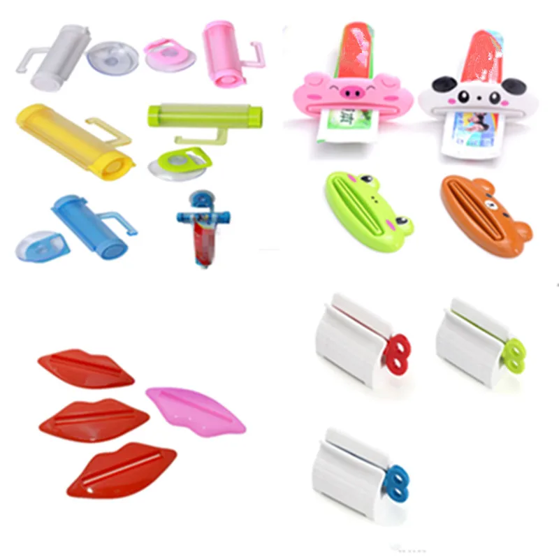 

1Pcs Cartoon Toothpaste Squeeze Artifact Household Plastic Lazy Toothpaste Tube Squeezer Bathroom Accessories Supplies