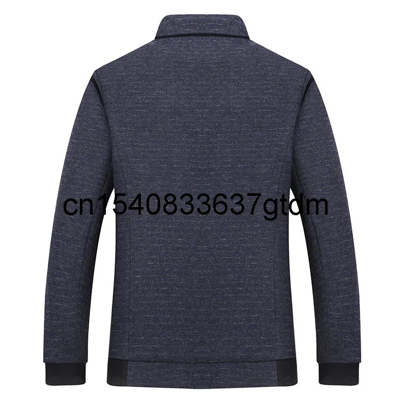 

Men's autumn and winter new lapel jacket fashion fat man plus fat large lapel wool jacket fashion men's wear