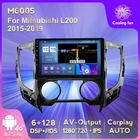 Автомобильный мультимедийный проигрыватель RDS DSP, Android 11, 6 ГБ + 128 Гб, IPS, для Mitsubishi L200 2015-2019