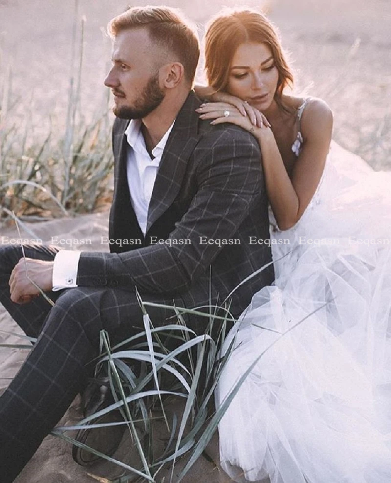 Винтажное кружевное свадебное платье Vestidos de novia 2020 A Line с v-образным вырезом