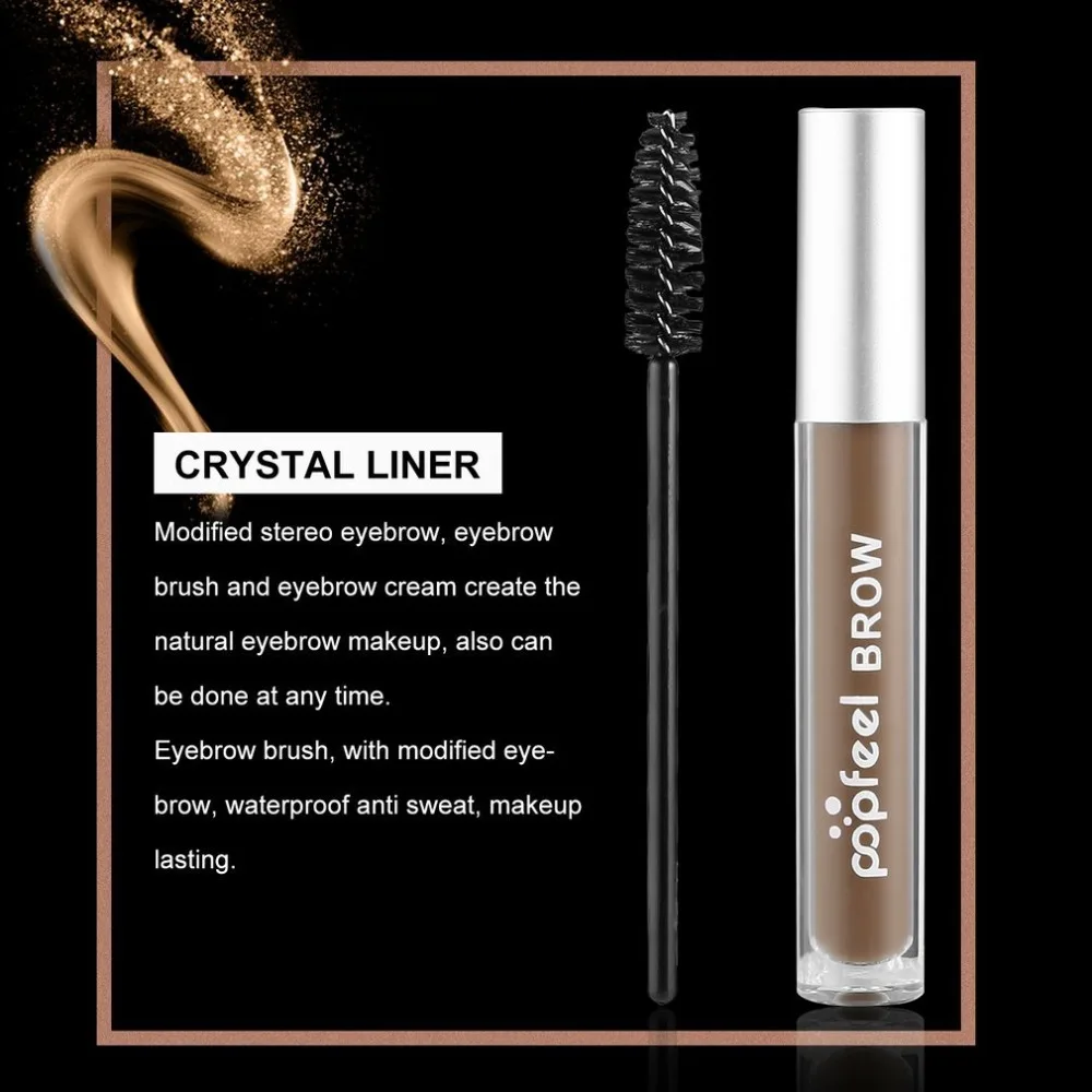 POPFEEL профессиональная Тушь для бровей крем водостойкий стойкий гель окрашивания