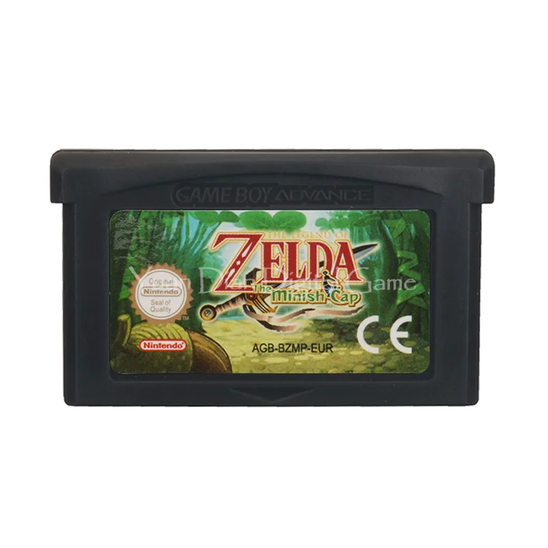 Картридж для игровой консоли Nintendo GBA карта Legend of Zeld Minish Cap ENG/FR/DEU/ESP/ITA Language
