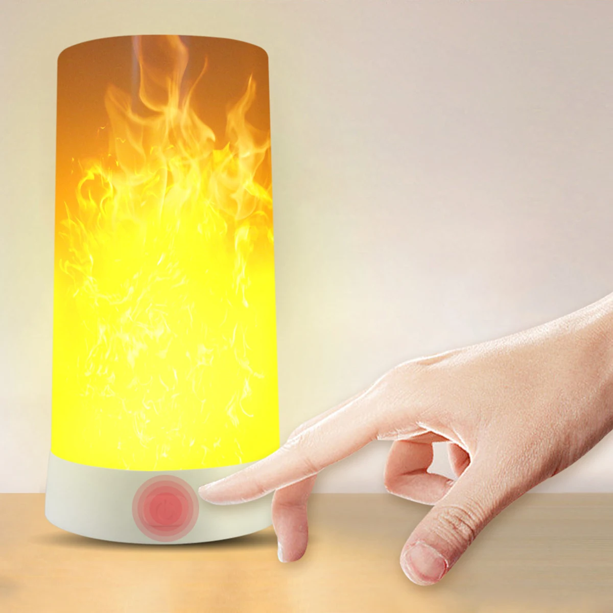 

LED Night Light USB LED Deask Lamp Flickering Emulation 4 Modes Gravity Sensor Magnetic Portable Flame Effect Night Ligh