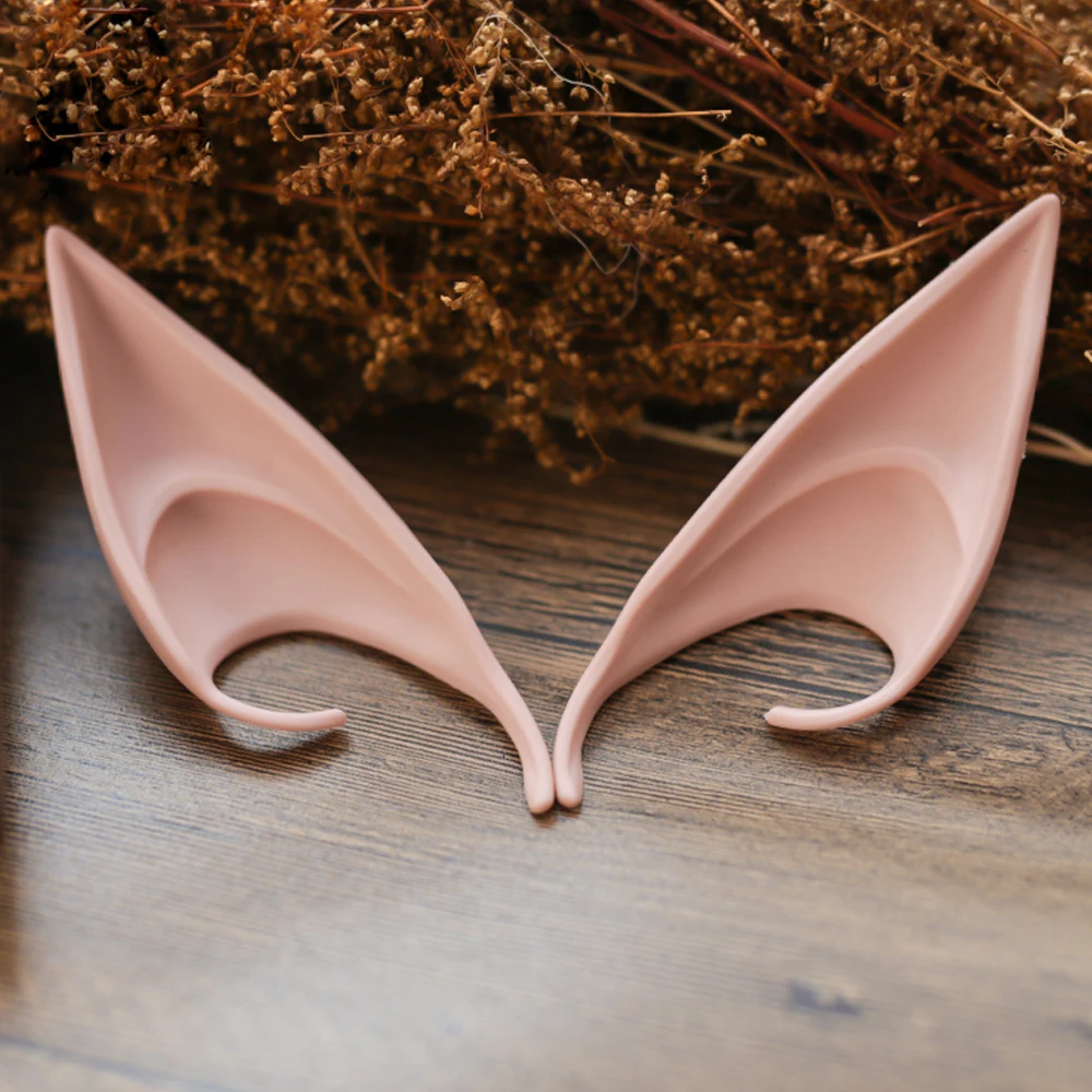 

Mysterious Angel Elf Ears Latex For Fairy Cosplay Accessories Halloween Costume Vampire Decoration Photo Props Adult Kids Toys