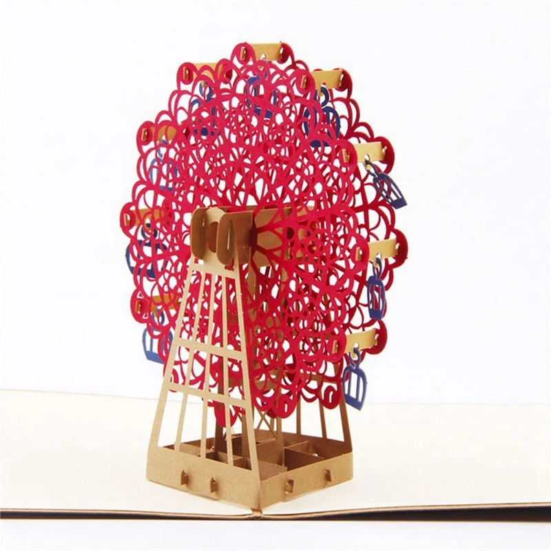 

Cute Greeting Card 3D Handmade Creative Greeting Card Suitable for Wedding Anniversary Valentine'S Day Greeting Card