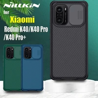 for xiaomi redmi k40 pro plus 5g case nillkin slide camera protection lens protect privacy phone back cover funda coque