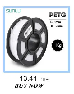 1,75 мм нить для 3d принтера PETG 1 кг с катушкой SUNLU Обычная брендовая нить PETG без пузырьков 395 м/рулон