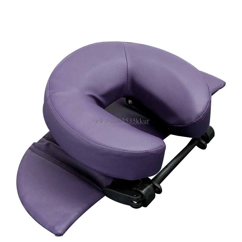 

Foam SPA Massage Table Pillow U Shape Bolster Face Down Cradle Nap Sleeping Cushion for Office Desk School Travel Salon