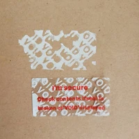 200pcs 40x20mm security white void tape seal adhesive anti fake label sticker