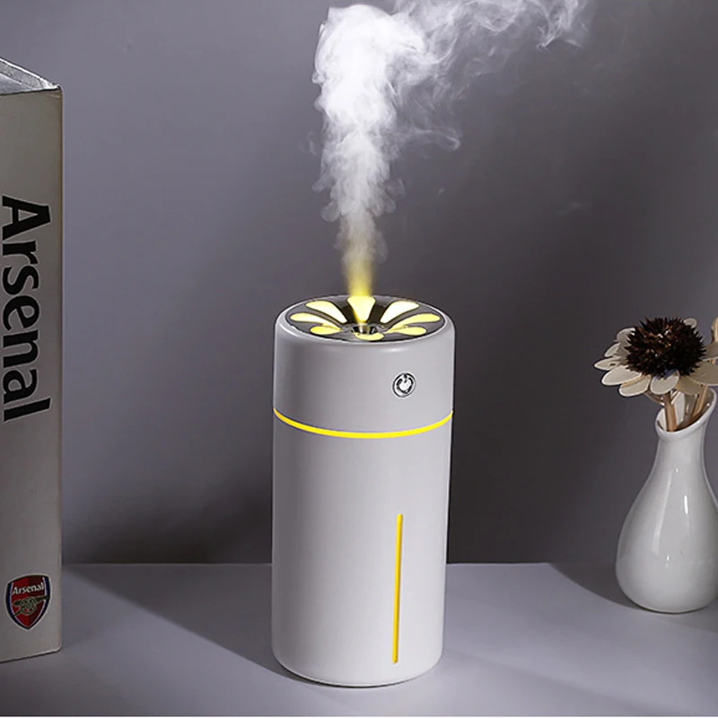 

ELOOLE Flower Mini Air Humidifier USB Portable Humidification 360ml Capacity Spray Mist Aromatherapy Diffuserfor Room Car Office