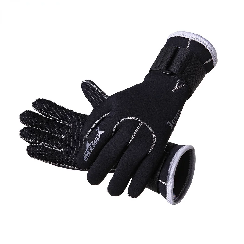 

Перчатки для дайвинга 3 мм, удобные, Нескользящие, теплые и износостойкие, с защитой рук, тканевые перчатки для дайвинга, серфинга, подводног...