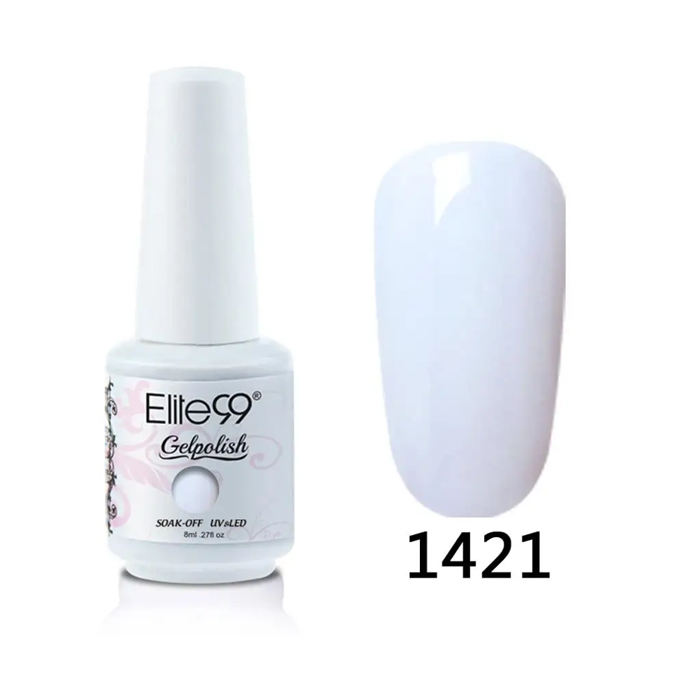 1421 Elite99 8 мл Гель-лак для ногтей Vernis Полупостоянный лак для ногтей УФ-гель лак для ногтей эмаль для маникюра Лак для ногтей - Цвет: 1421