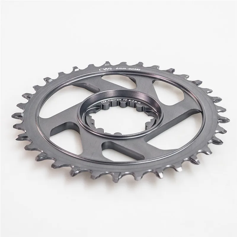 Звездочки ZRACE 1x12s 28/30/32/34/36T 7075AL Vickers твердость 21 смещение 6 мм для прямого крепления