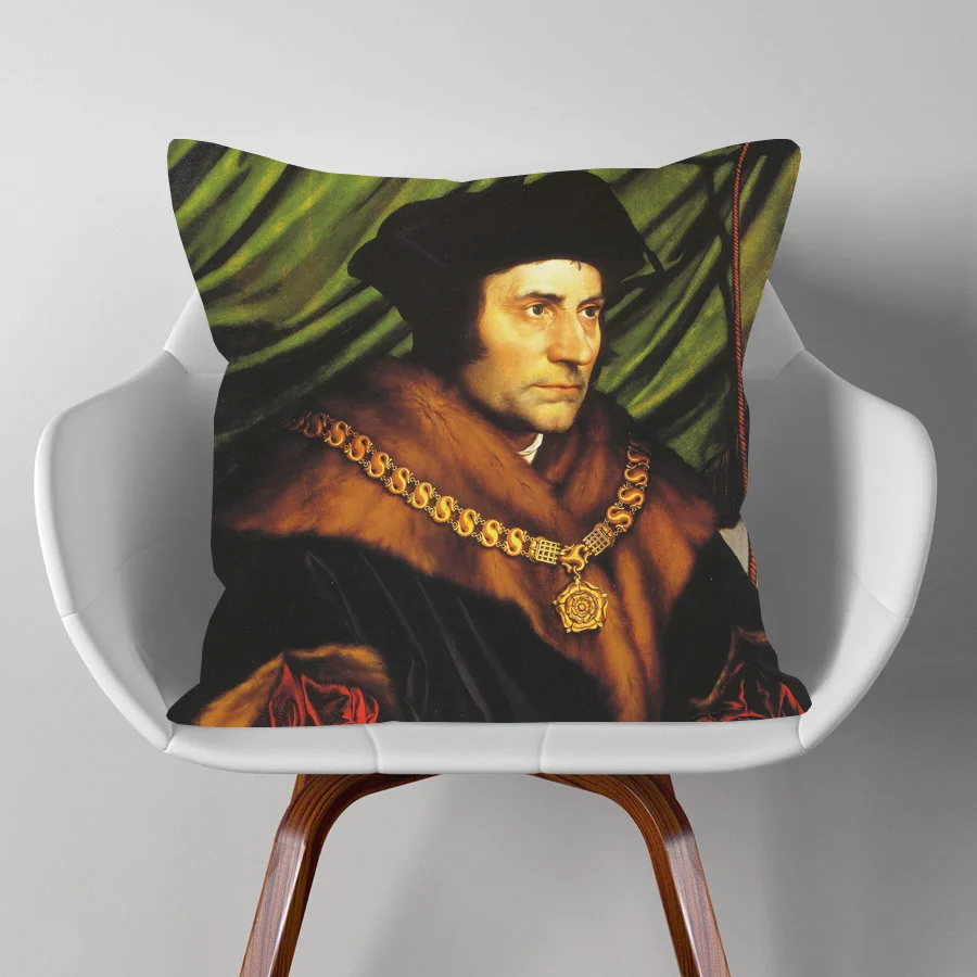 European Famous Oil Painting Portraits Art Cushion Covers Vintage Retro Home Decorative Cover Pillow Case For Sofa Car | Дом и сад
