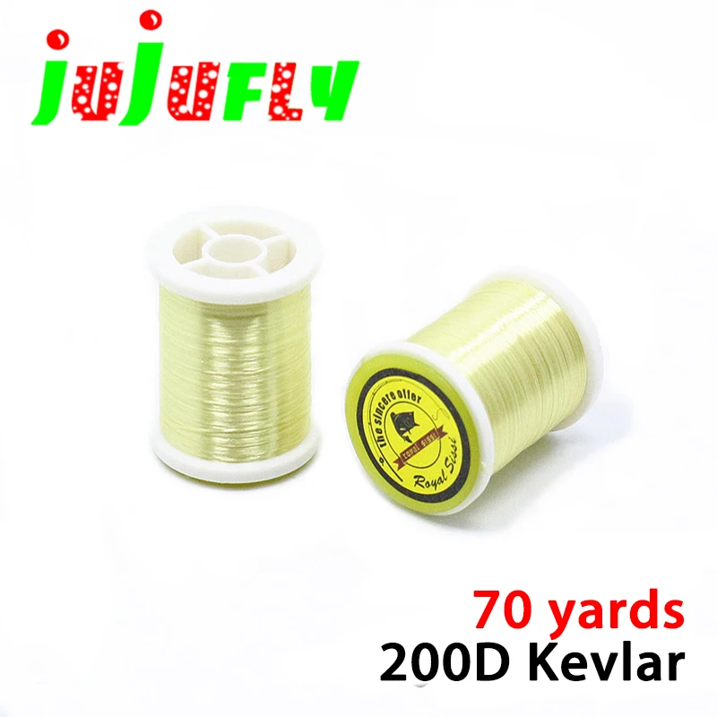 70 ярдов/катушка 200D сверхпрочная кевларовая нить для вязания мушек 4/0 стандартная