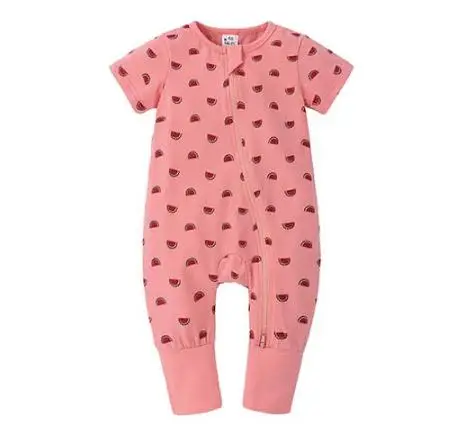 Детские комбинезоны унисекс Хлопковая одежда для мальчиков 0-24 месяцев Летний