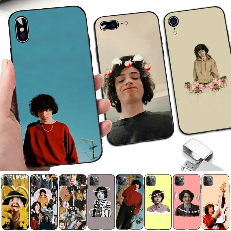 

Finn Wolfhard Stranger Things Phone Case for iphone 13 8 7 6 6S Plus X 5S SE 2020 XR 11 12 pro XS MAX