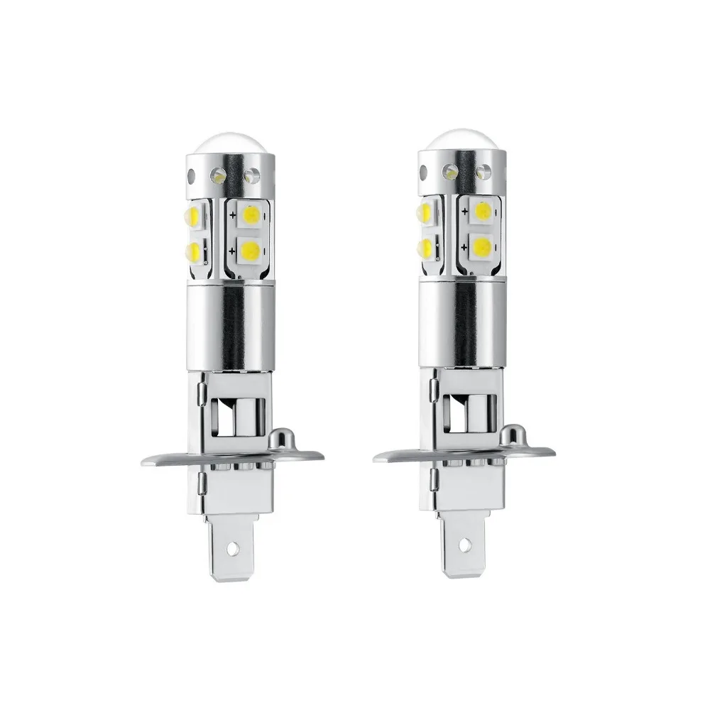 2 шт. высокое качество высокое яркий белый H1 50 Вт Высокая мощность 10SMD светодиодный автомобильный противотуманный фонарь замена лампы Автомобильные фары дальнего света DC12V