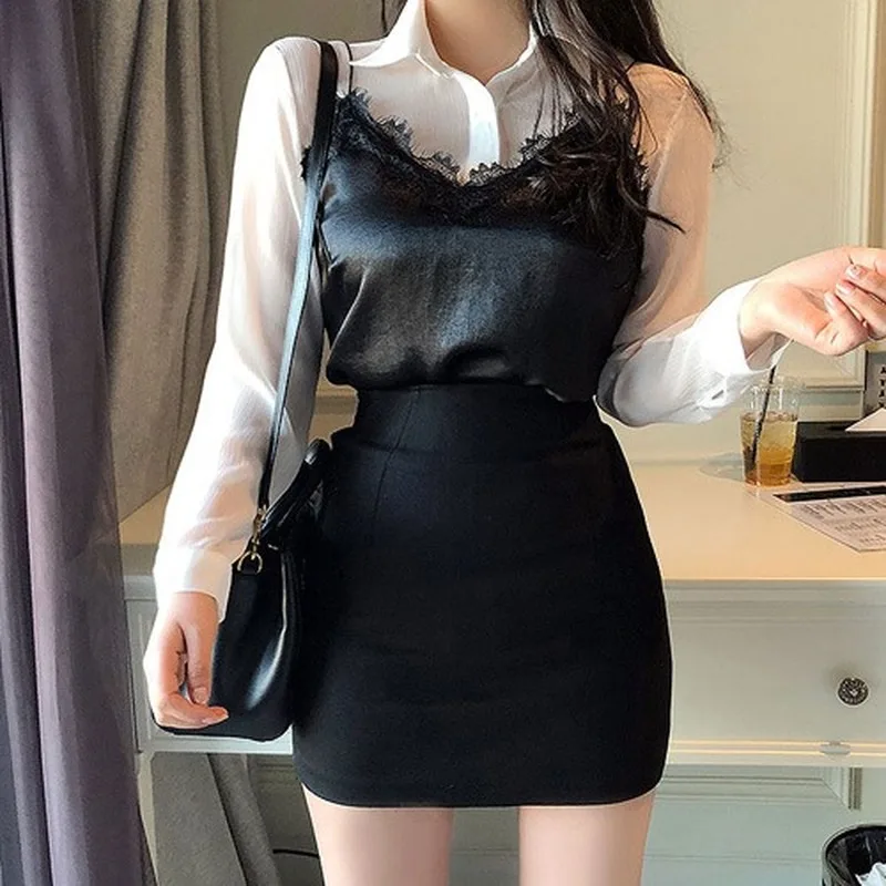 

Black Sexy Mini Skirts Summer Women Y2k Solid Colors High Waist Vintage Skirt 2021 Spring New Fashion Indie Streetwear Goth Punk
