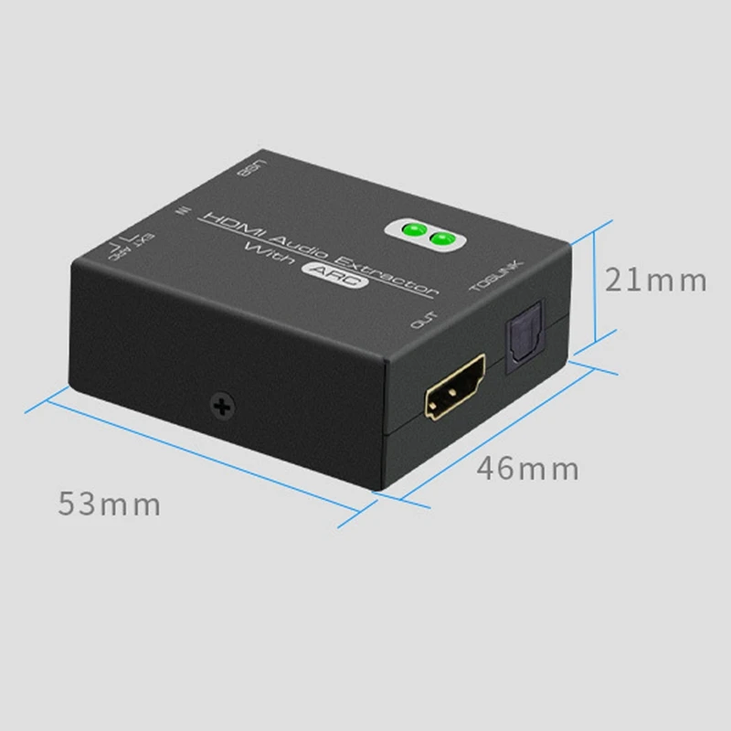 4K HDMI o Extractor конвертер SPDIF 5 1 выход Поддержка ARC функция для ТВ коробки PS4 DVD Blu