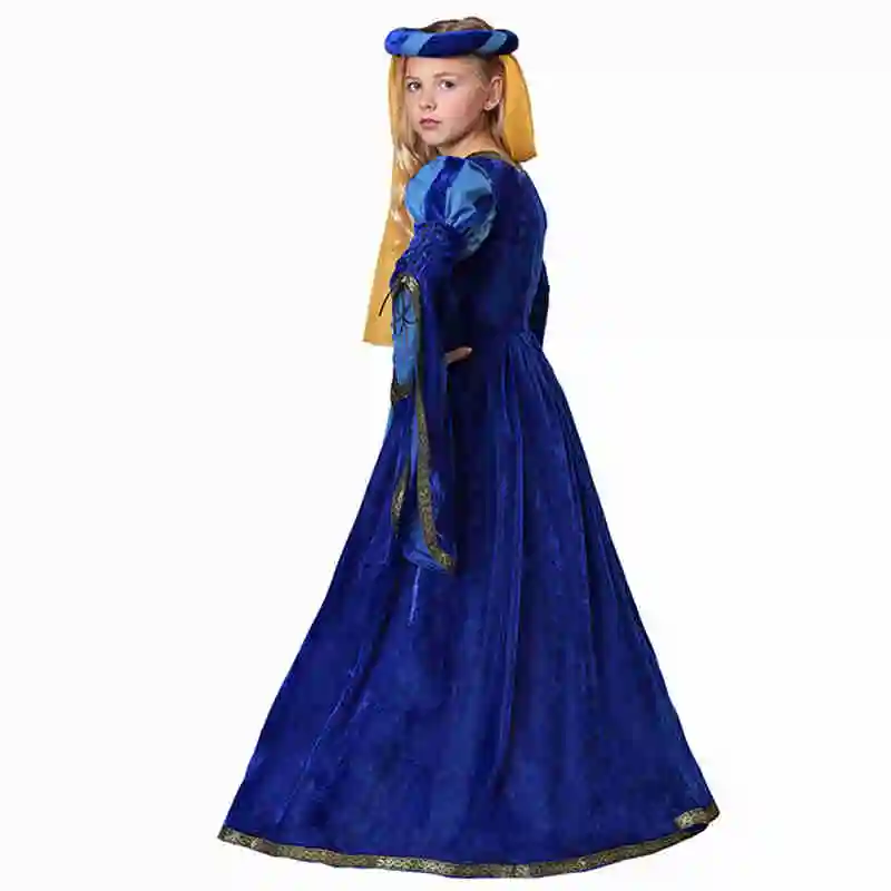 

Girl's Party Halloween Costume Children's Renaissance Queen Aristocrat Princess Cosplay Costume