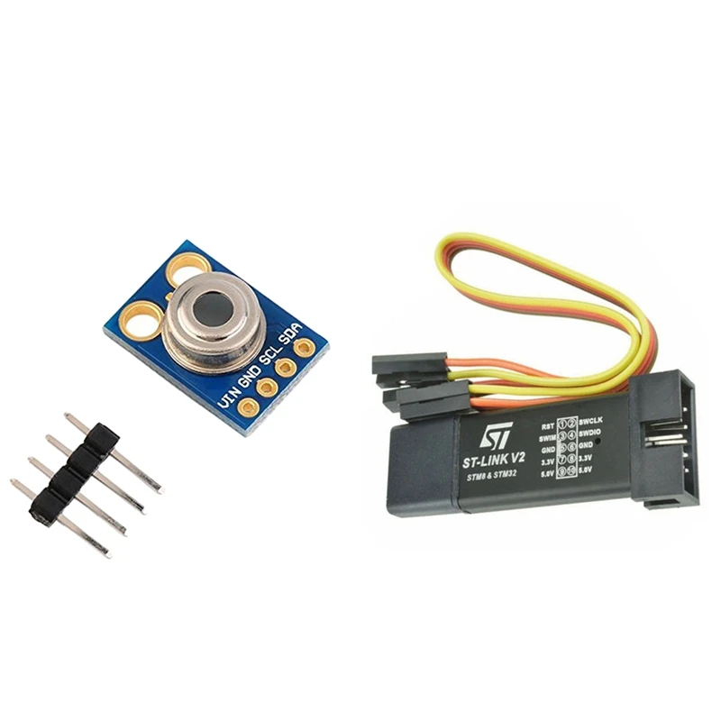 1 шт. ST-Link V2 программирующий блок Mini STM8 STM32 Эмулятор загрузчика M89 New & MLX90614ESF MLX90614