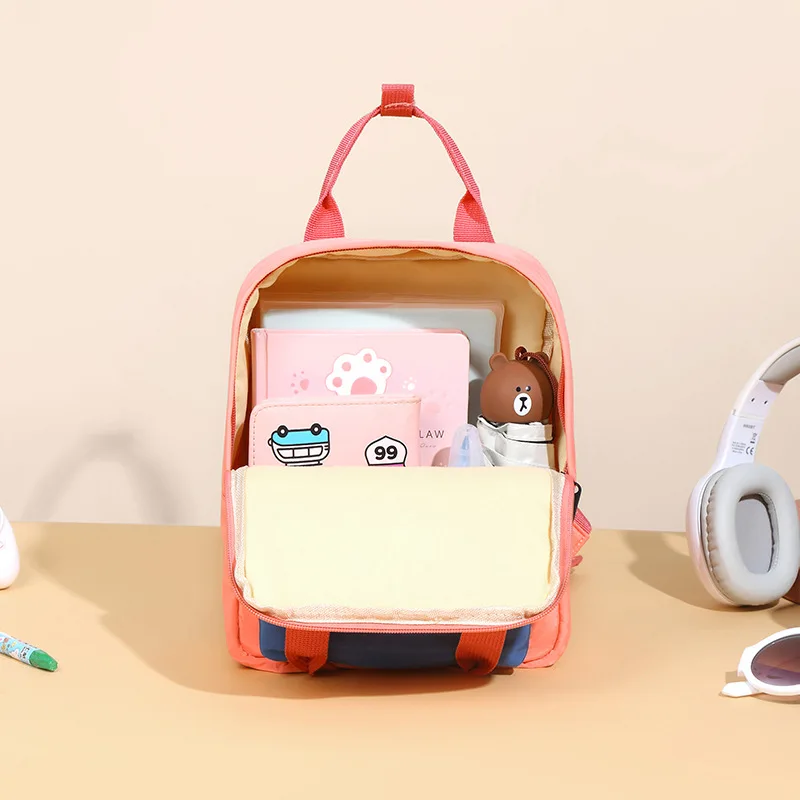 Backpack Kids Children Boys Grils Comfortable Shoulder Bag Color Fashion Cute Convinient  Light Kindergarten 1-3 year JT260002