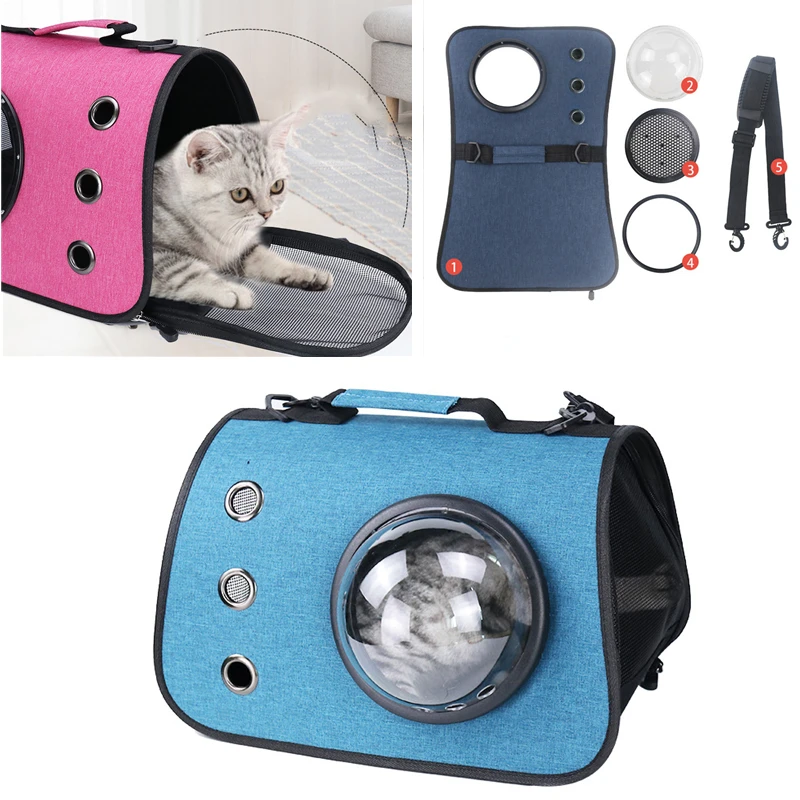 

Cats Bag Dog Carrier Portable Handbag Foldable Travel Pet Bag Puppy Outdoor Cat Carrying Bag For Small Dogs Shoulder Pets Bag