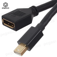 0 3m mini dp male to large dp female test extension cable mini displayport hd gold plated data cable
