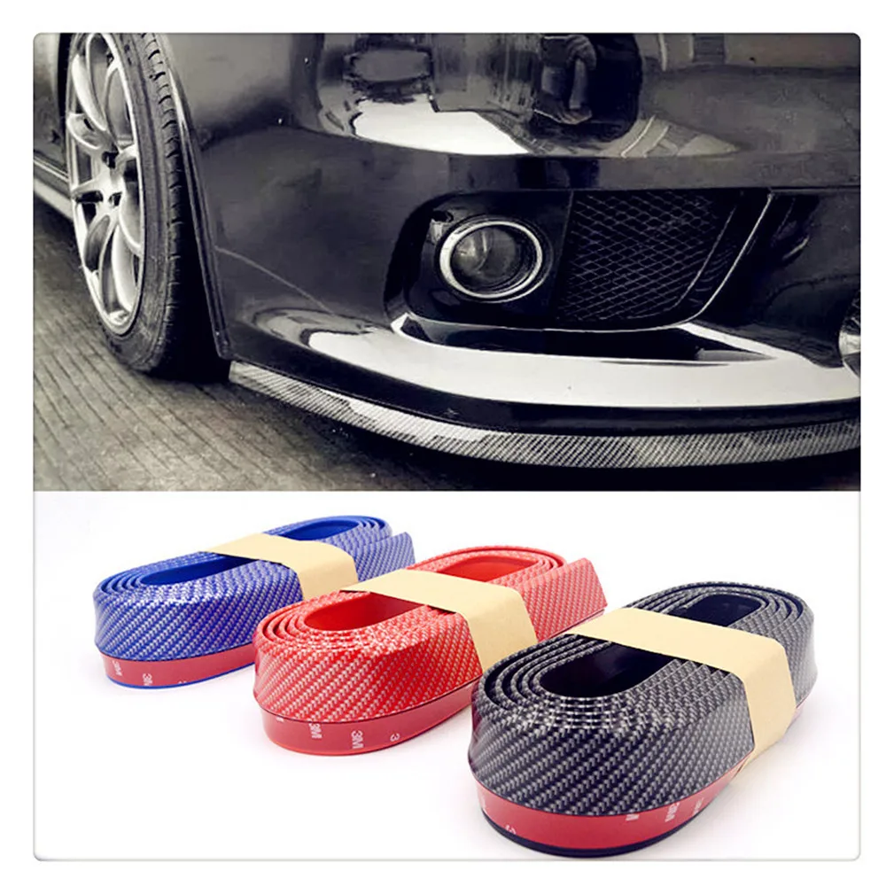 Автомобильные полосы разделитель спойлер дверь бампер углеродное волокно для