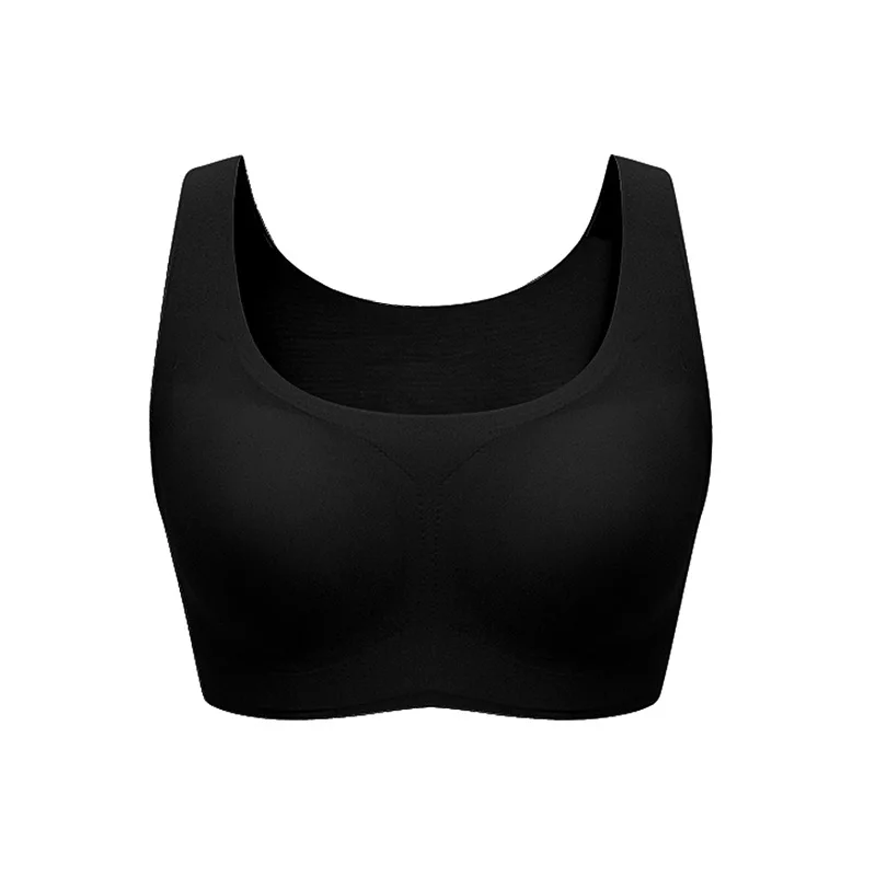 

The new sizeless vest-style steel-free bra unmarked girl bra sports underwear women's one-piece bra