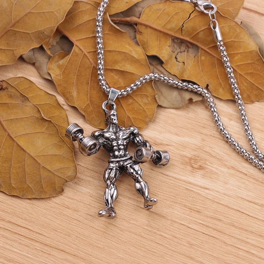 Трехмерное мужское колье для атлетики ожерелье в стиле хип-хоп уличный стиль