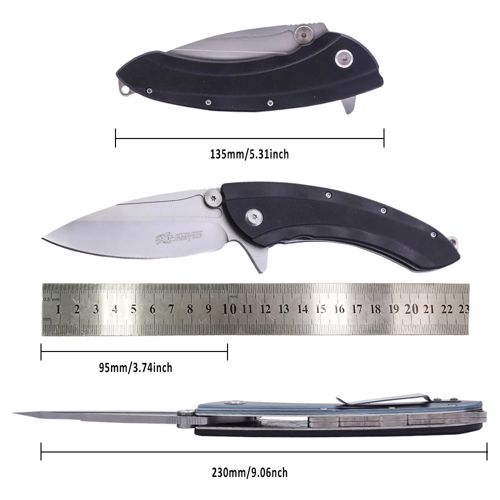 9 &quotножи 55 56HRC складной нож G10 Ручка 5Cr13 лезвие ножи для кемпинга s охотничий туризм
