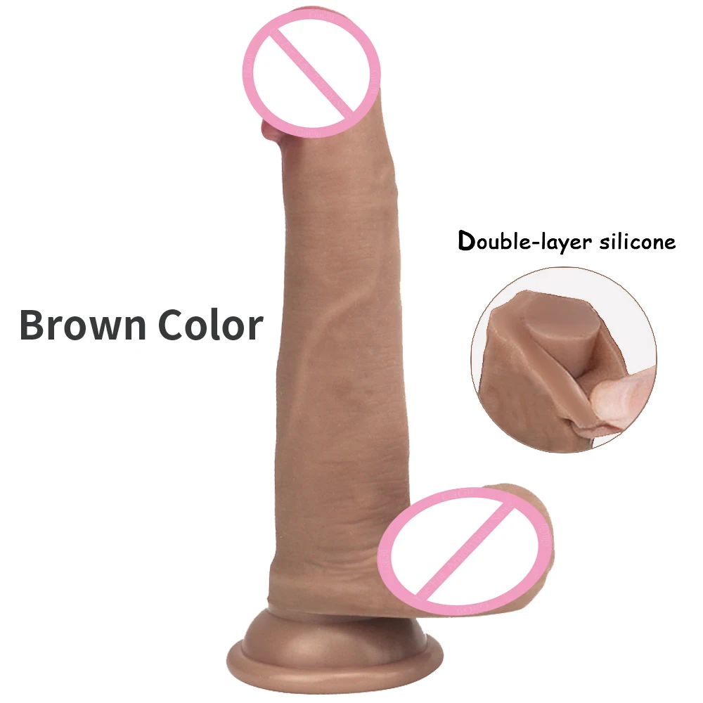 Мягкий фаллоимитатор GaGu не гелевый пенис длинный супер толстый реалистичный на