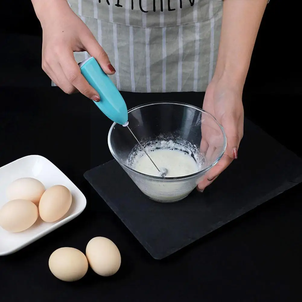 Электрический ручной венчик взбиватель молока кофе инструмент для взбивания яиц
